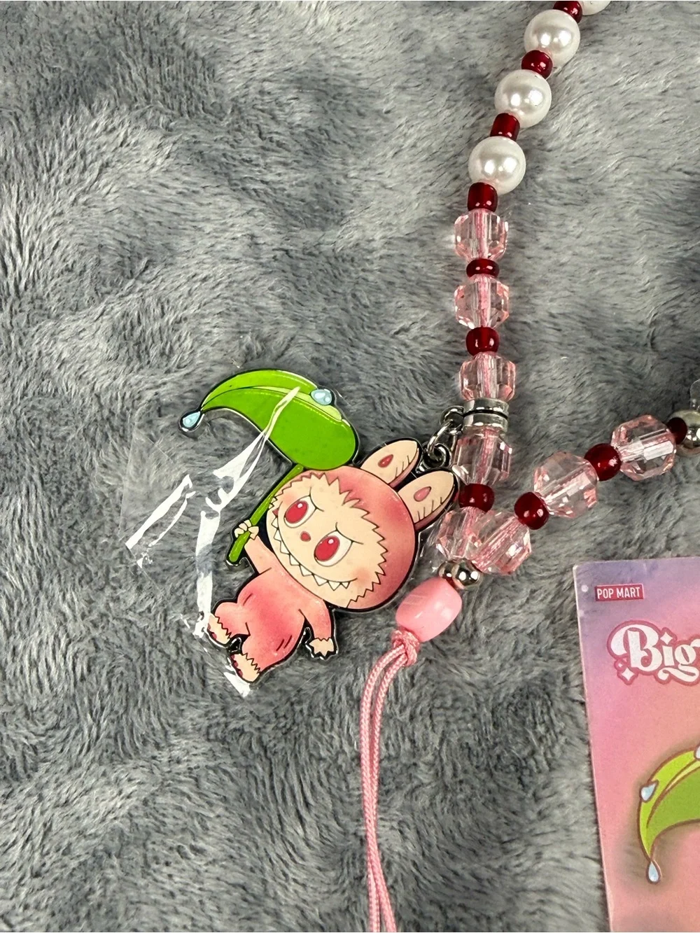 POP MART The Monsters “Big into Energy” Phone Charm Series - LOVE (Labubu)